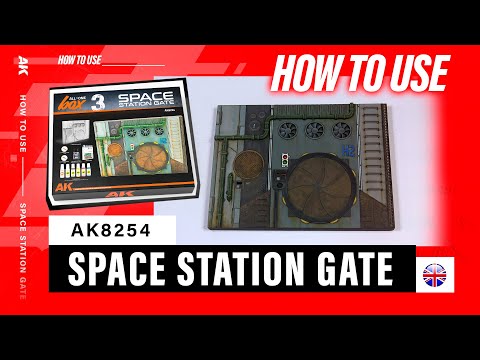 AK Interactive's own video: how to paint a space station gate