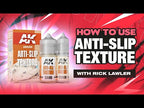 AK Interactive's own video: How to use anti-slip texture, como hacer textura antideslizante with rick lawler