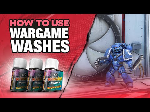 AK Interactive's own video: How to use washes wargame, with kristof