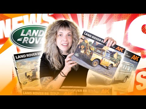 AK Interactive's own video: Ak news may/mayo 2023 - land rover 88 series iia