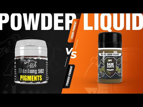 AK Interactive's own video: All you need to know, liquid pigments vs powder pigments, , by ruben gonzalez