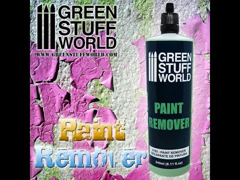 Green Stuff World's own video: Creative : Paint Remover