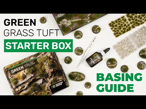 GamersGrass's own video: Basing Guide: Green Grass Tuft Starter Box
