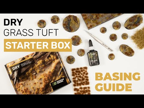 GamersGrass's own video: Basing Guide: Dry Grass Tuft Starter Box