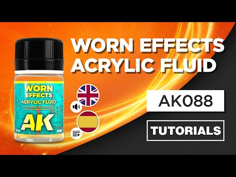 AK Interactive's own video: Tutorial, worn effect, efectos de desgaste