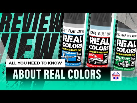 AK Interactive's own review of the Real Colors range, presented by Rick Lawler