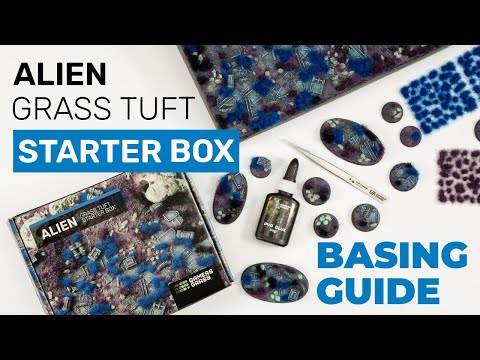 GamersGrass's own video: Basing Guide: Alien Grass Tuft Starter Box