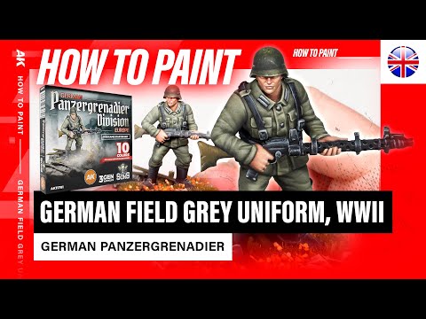 AK Interactive's own video: how to paint a WWII German field grey uniform