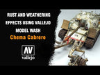 Vallejo's own video: Rust & Weathering effects using Vallejo Model WASH