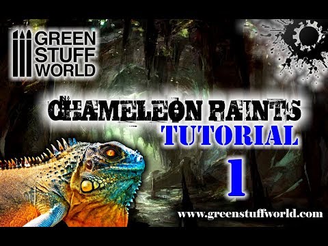 Green Stuff World's own video: Chameleon Paints Tutorial 1 - Our Colors (English)