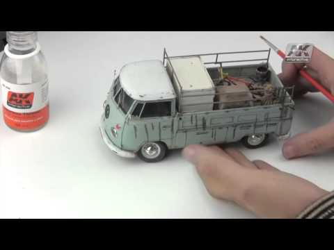 AK Interactive's own video: Ak012 streaking grime