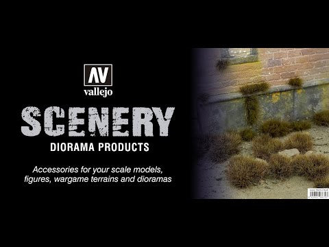 Vallejo's own video: SCENERY "Diorama Products"