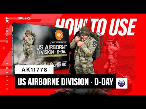 AK Interactive's own video: how to paint the US Airborne Division D-Day wargame starter set