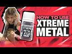 AK Interactive's how-to video for the Xtreme Metal range, showing the metallic lacquers being airbrushed onto a model.