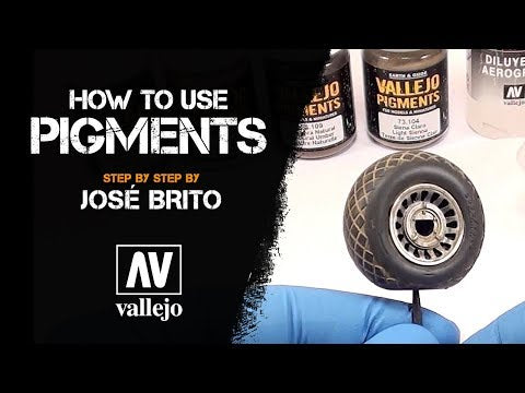 Vallejo's own video: Vallejo Pigments on models and dioramas
