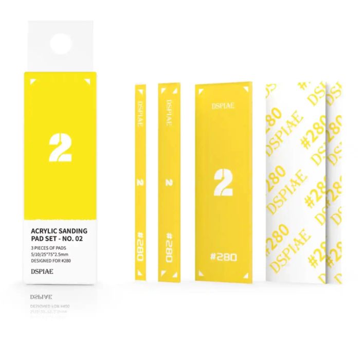 DSPIAE PT-SP02 Acrylic Sanding Pad Set – Yellow
