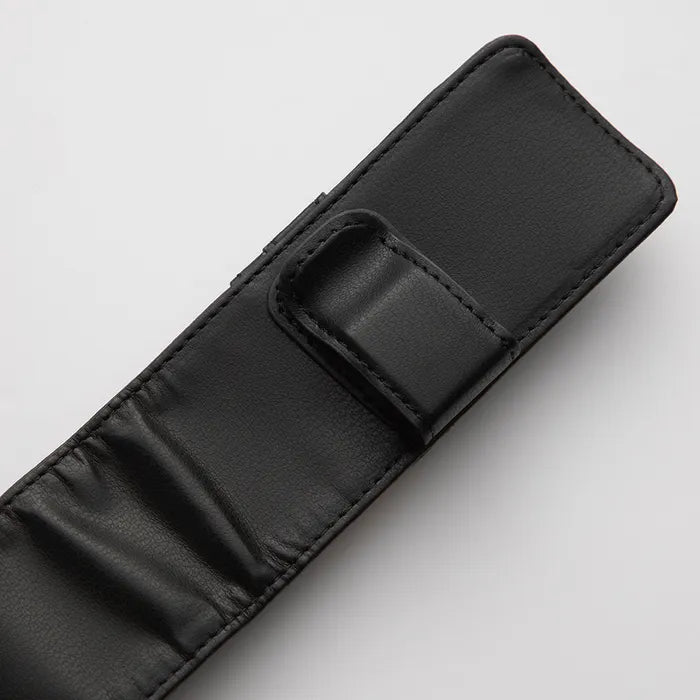 Empty black leather case for Raphael Le Voyageur watercolour travel brush set