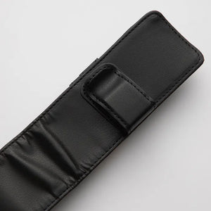 Empty black leather case for Raphael Le Voyageur watercolour travel brush set