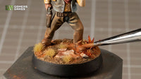 Example of realistic weathering effects using Gamers Grass Basing Pigments.
