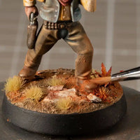 Example of realistic weathering effects using Gamers Grass Basing Pigments.