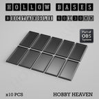 Hollow Bases Range  - Wargaming 3d Printed Bases (OBS System)