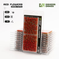 Gamers Grass Red Flowers - Wild packaging, showcasing vibrant red blossom and berry imagery on various plants
