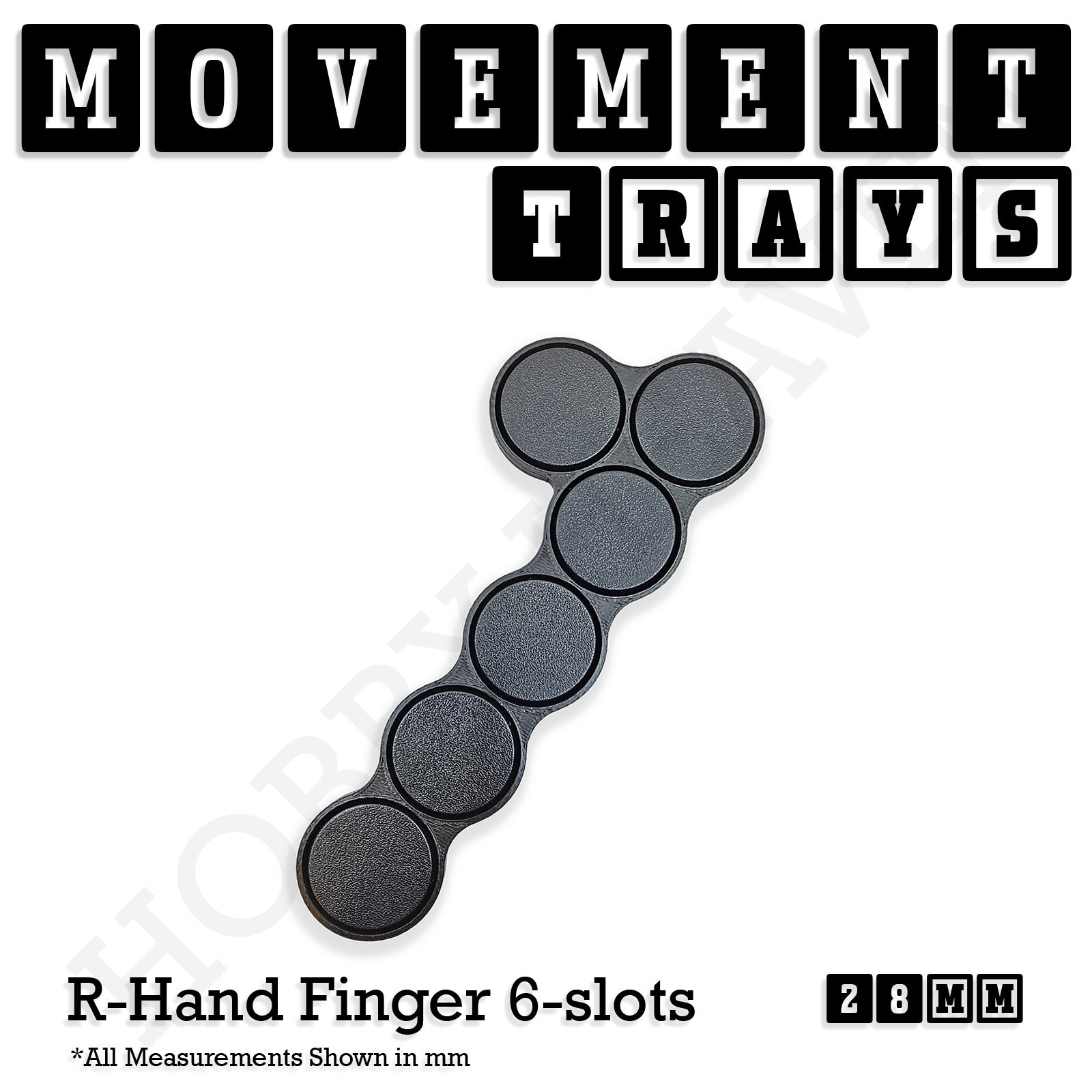 28mm Movement Trays for Tabletop Games | Wargaming | Full Range