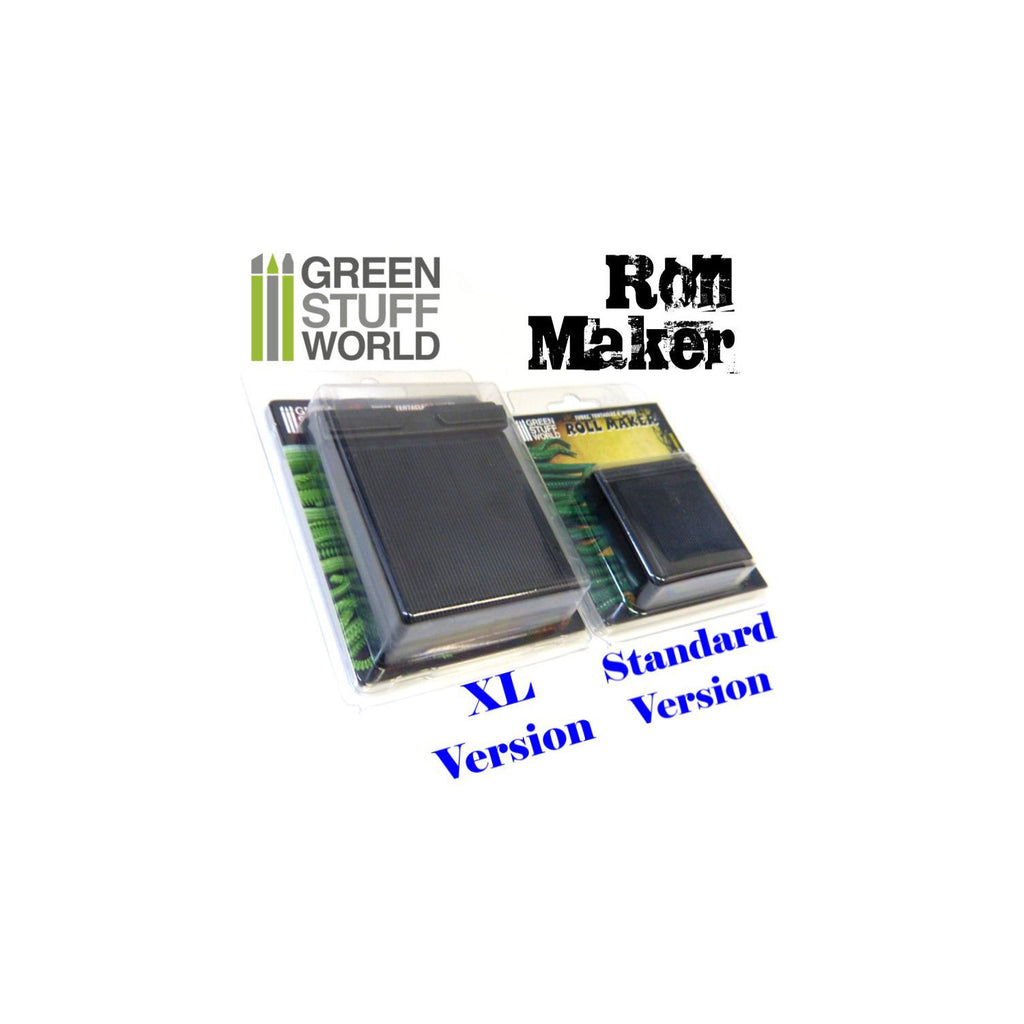 Comparison between Green Stuff World Roll Maker XL and standard version sizes