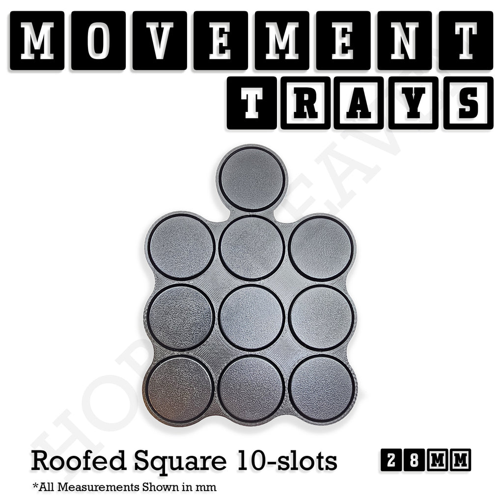 28mm Movement Trays for Tabletop Games | Wargaming | Full Range
