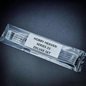 Rosemary & Co Serie 33 Deluxe Miniature Brush Set of 6pcs (Sizes 3/0, 2/0 0, 1, 2, 3) - Hobby Heaven