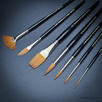 Rosemary & Co Set 65 Red Dot – Professional quality synthetic Kolinsky alternative brushes for fine art, model painting, and more.
