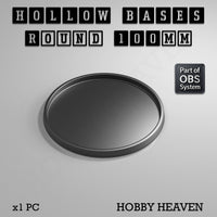 Hollow Bases Range  - Wargaming 3d Printed Bases (OBS System)
