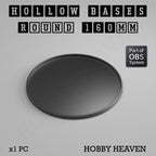 Hollow Bases Range  - Wargaming 3d Printed Bases (OBS System)