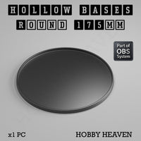 Hollow Bases Range  - Wargaming 3d Printed Bases (OBS System)
