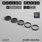 Hollow Bases Range  - Wargaming 3d Printed Bases (OBS System)