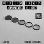 Hollow Bases Range  - Wargaming 3d Printed Bases (OBS System)