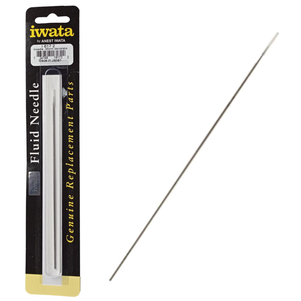 Iwata Eclipse E3 Needle 0.35mm (IWS-6172) – Genuine Spring Steel Replacement for CS, BS, SBS, Takumi
