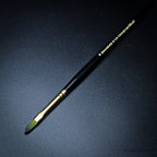 Rosemary & Co Evergreen Filbert size 0 short handle full brush - Hobby Heaven