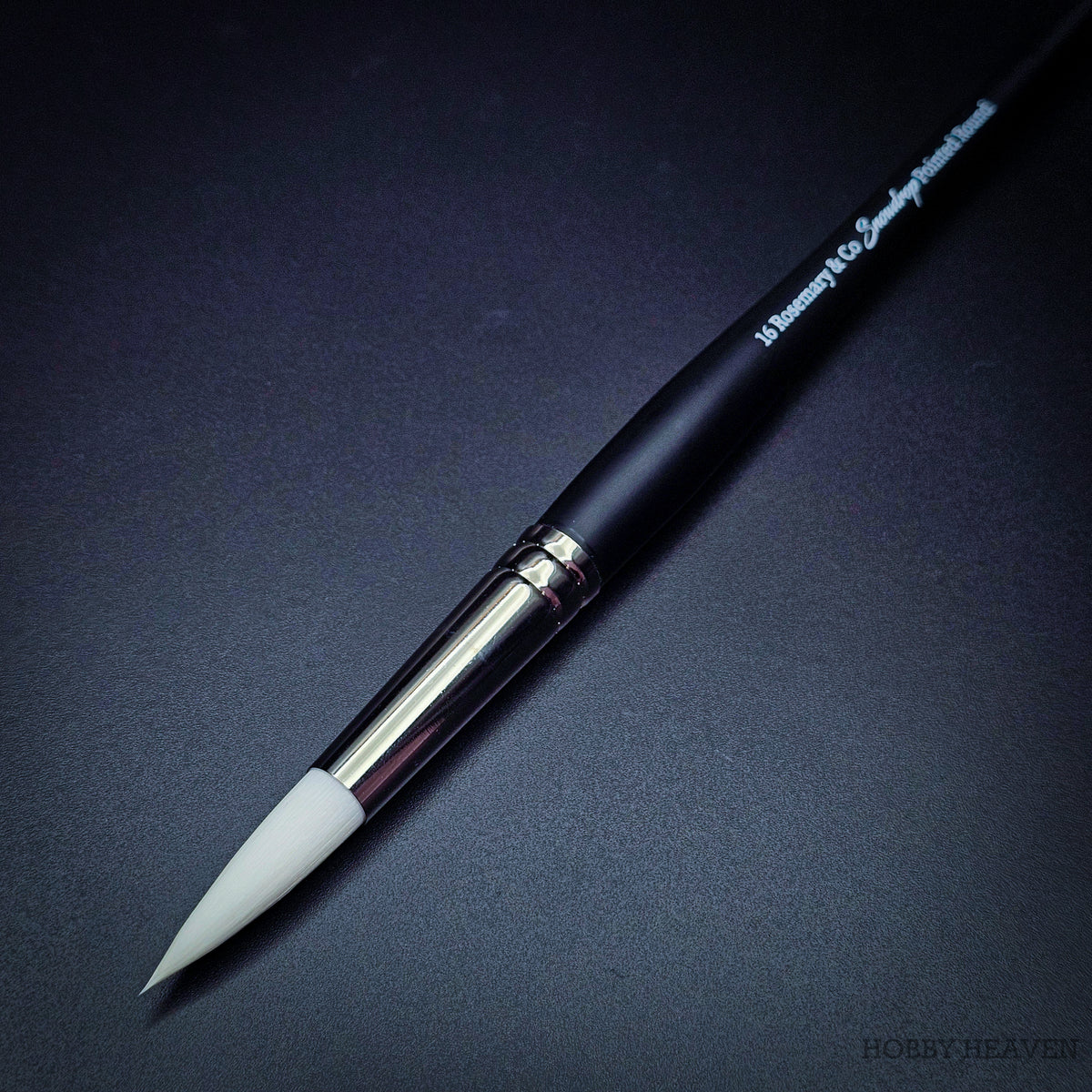 Rosemary & Co Snowdrop size 16 short handle, full length view showing the largest head in the range