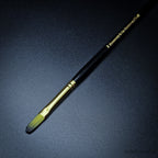 Rosemary & Co Evergreen Filbert size 2 short handle full brush - Hobby Heaven