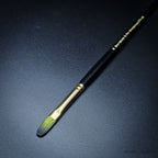 Rosemary & Co Evergreen Filbert size 3 short handle full brush - Hobby Heaven