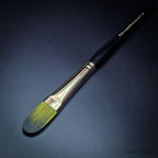 Rosemary & Co Evergreen Filbert size 9 short handle full brush - Hobby Heaven