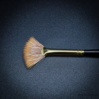 Rosemary & Co Eclipse Fan – Professional Synthetic Mongoose Fan Brushes
