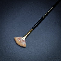 Rosemary & Co Eclipse Fan – Professional Synthetic Mongoose Fan Brushes
