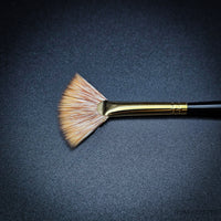 Rosemary & Co Eclipse Fan – Professional Synthetic Mongoose Fan Brushes
