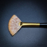 Rosemary & Co Eclipse Fan – Professional Synthetic Mongoose Fan Brushes
