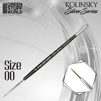 Silver Series Kolinsky Brushes – Professional Miniature Painting Range

