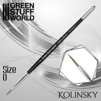 Silver Series Kolinsky Brushes – Professional Miniature Painting Range
