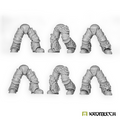 Kromlech Sons of Thor Legs: six unpainted resin leg sets, three designs, two of each