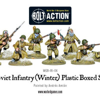  Soviet Winter Infantry weapons set featuring Mosin-Nagant, PPSh-41, DP-28 & more